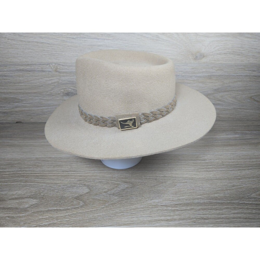VINTAGE HAT AUSTRALIAN OUTBACK  Trailblaze FELT BRAID